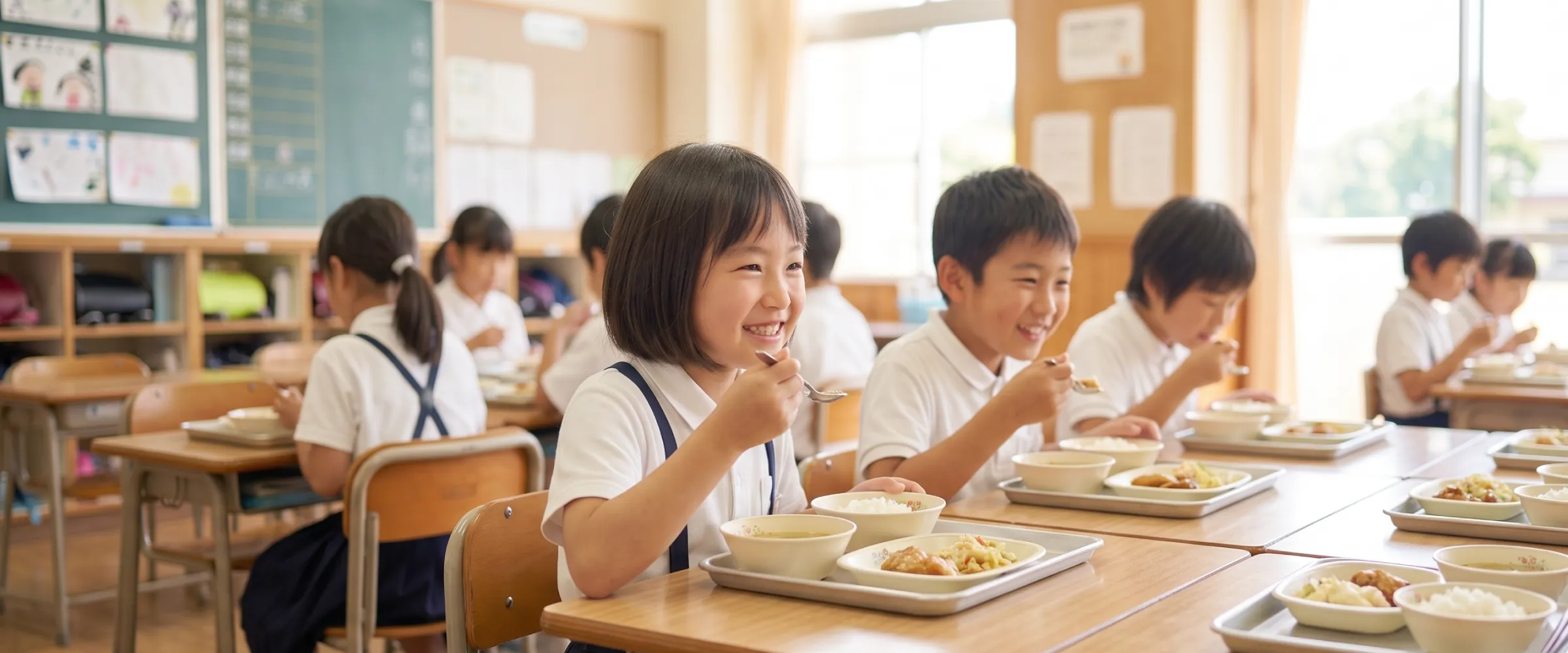 日精給食株式会社|子供たちの笑顔を育む食育を。